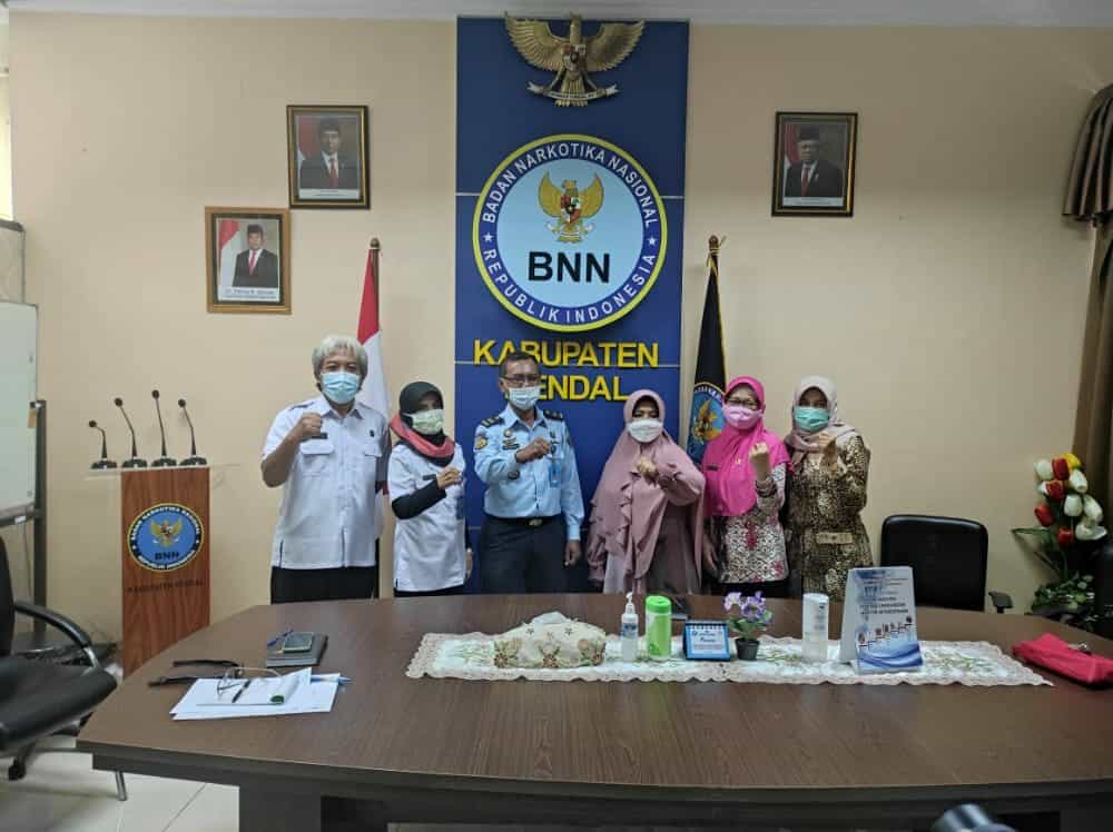 Kegiatan Koordinasi BNN, TP PKK Kab. Kendal, dan Lapas Klas 2A Kendal
